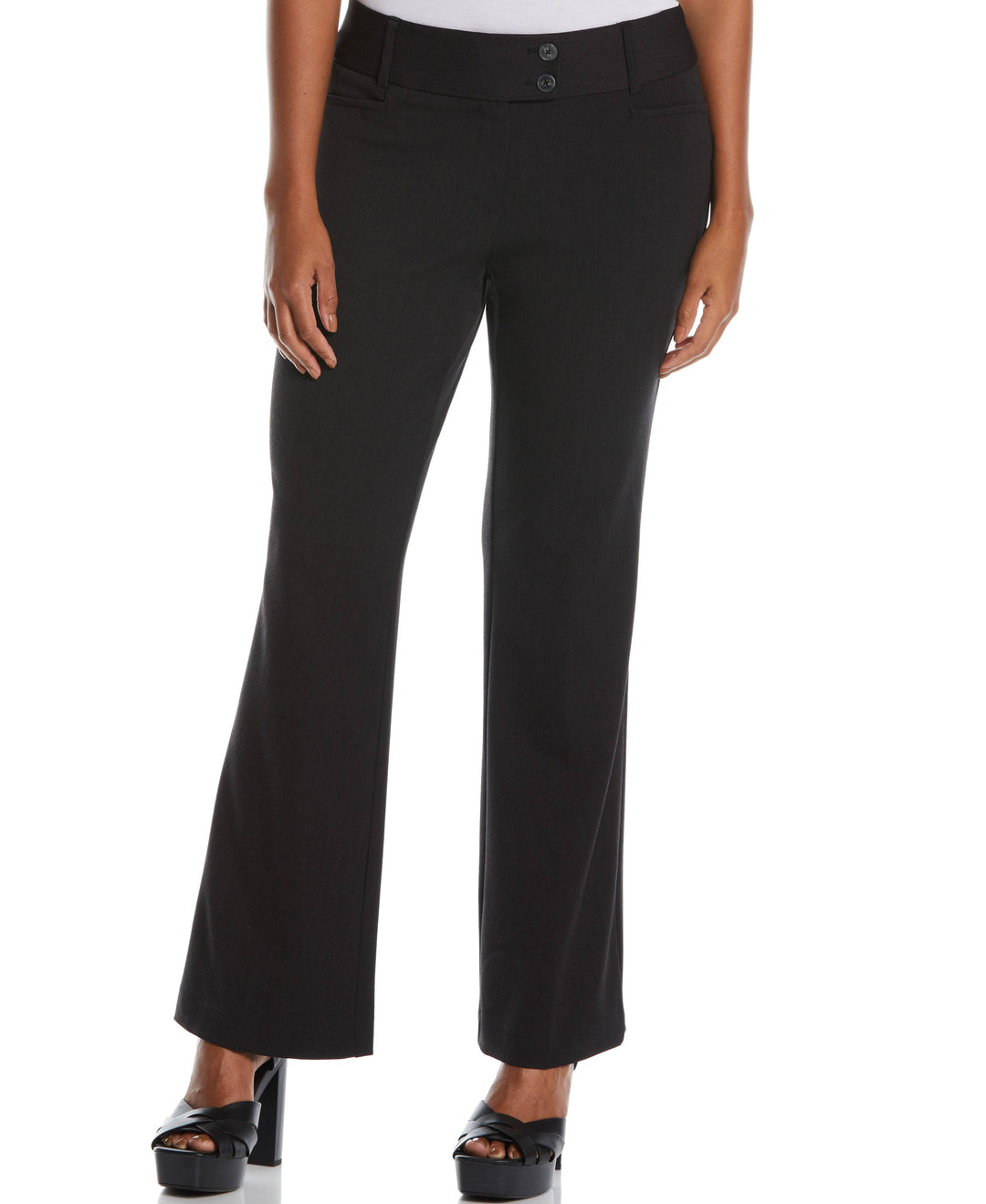 Rafaella Women's Curvy-Fit Pants - Navy - Size 4 SP Rafaella Women's Curvy-Fit Pants - Navy - Size 4 SP