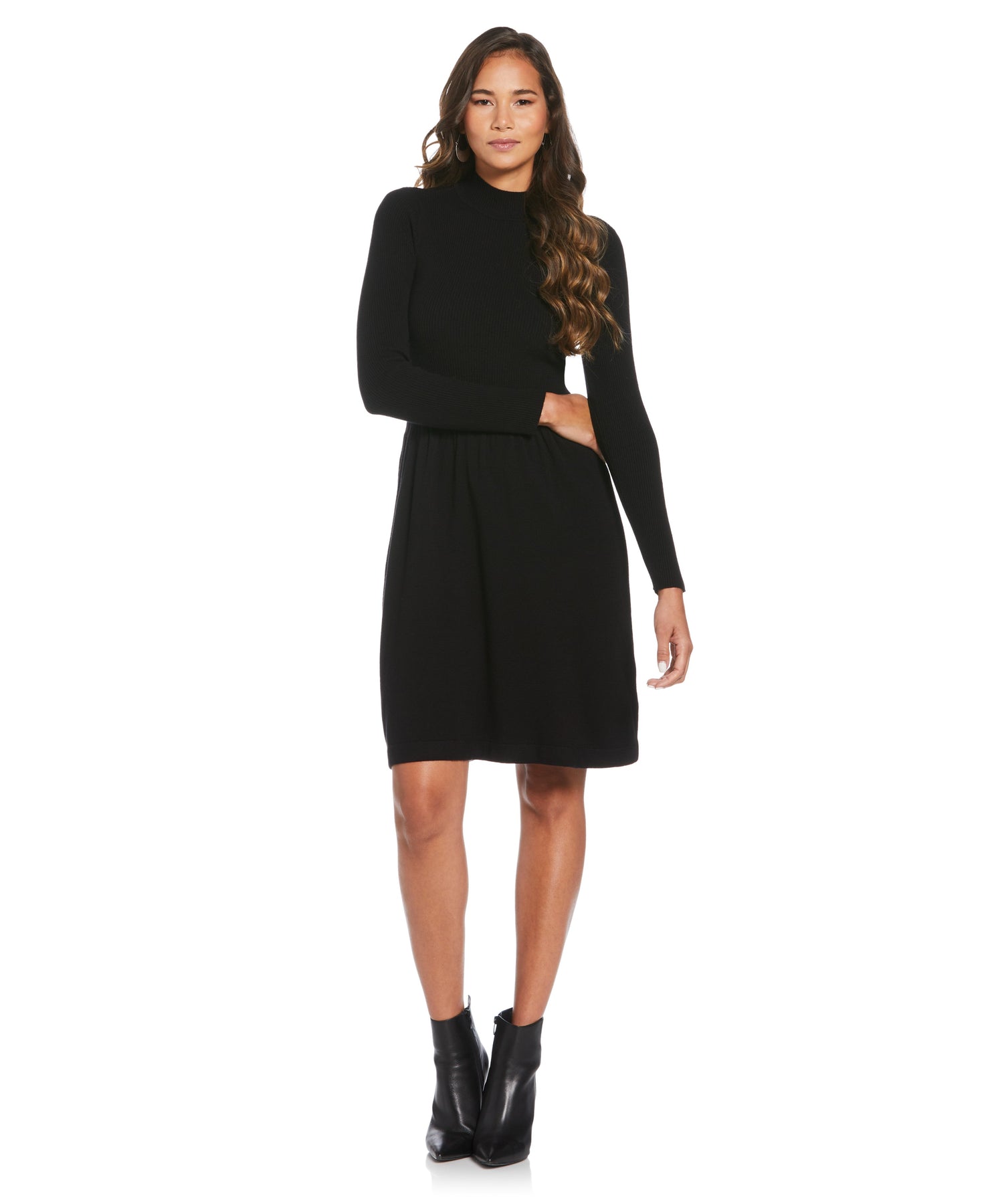 Roll Neck Black Petite Jumper Dress Brave Soul Petite Ming Knitted Roll Neck Sweater Dress In Roll Neck Black Petite Jumper Dress Brave Soul Petite Ming Knitted Roll Neck Sweater Dress In