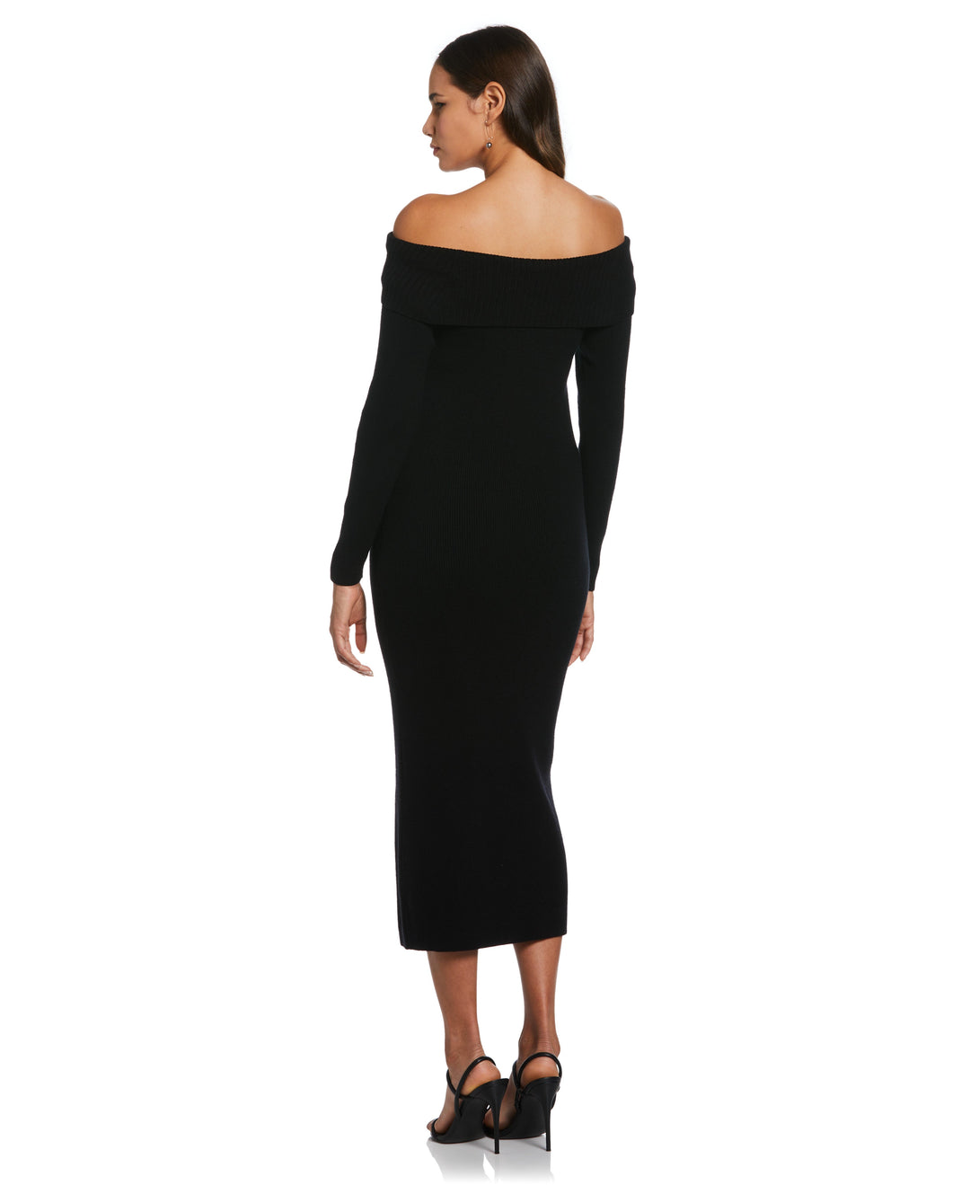 Off-the-Shoulder-Sweater-Dress