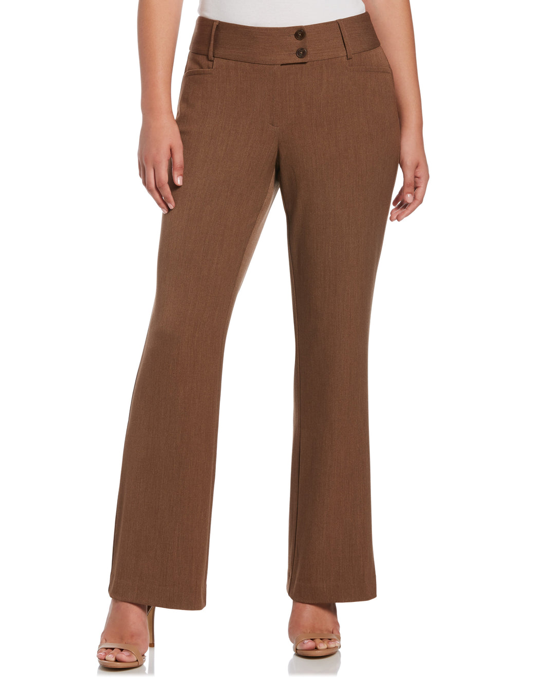 rafaella curvy fit dress pants Rafaella Women's Plus Size Curvy Fit Bootcut Pants, Black, 16W