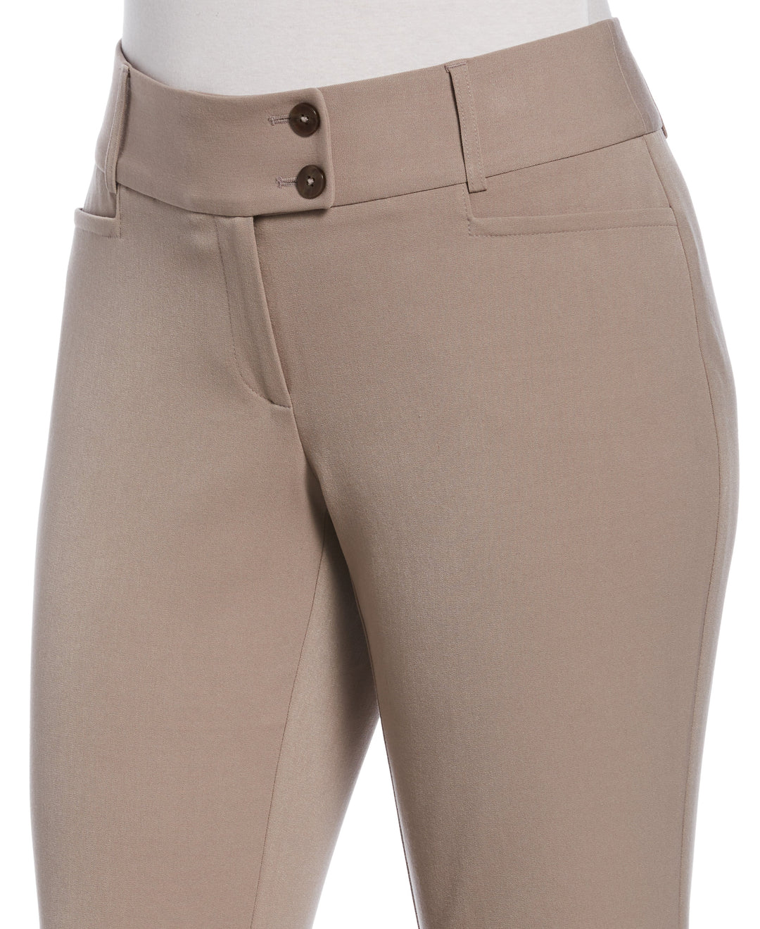 GABARDINE BOOTCUT PANT - CURVY FIT (Summer Straw) 