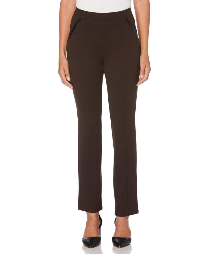 PONTE SLIM LEG PANT-Pant-Rafaella-Sportswear