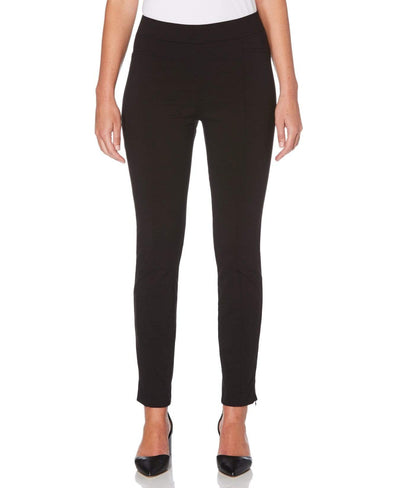 Petite Pull-On Slim Leg Pant - Comfort Fit (Black)
