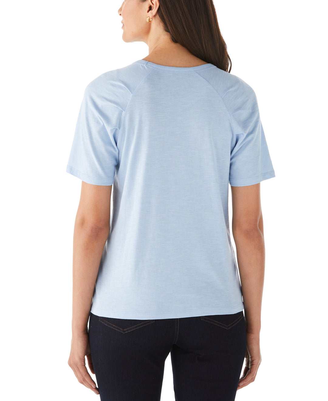 Pleated Raglan Sleeve Tee (Windsurfer)