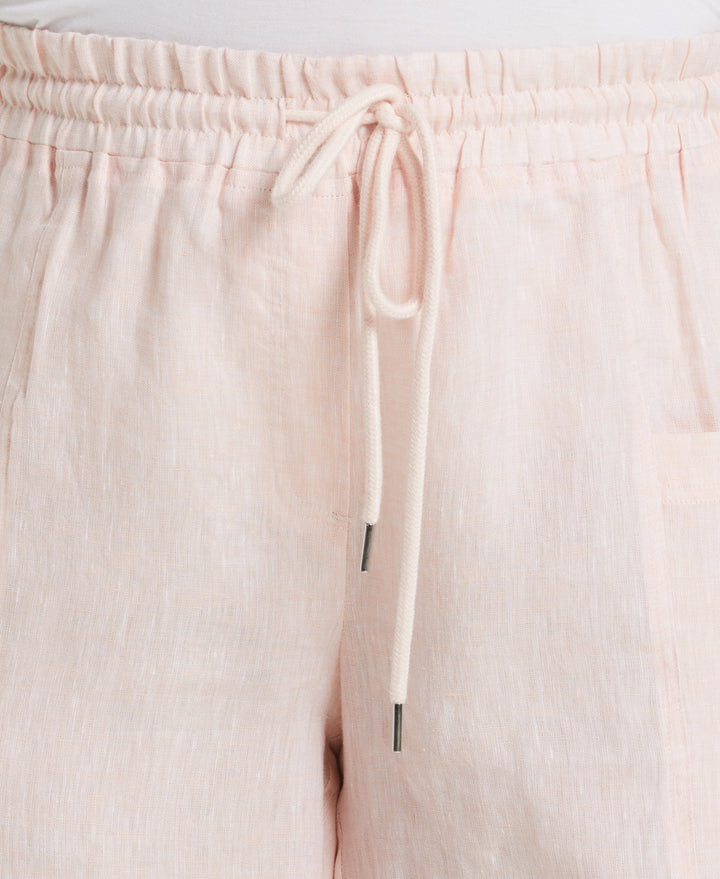 Modern Fit High Rise Straight Leg Ankle Pant (Peach Melba) 