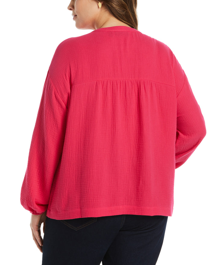 Solid Gauze Top (Innuendo) 