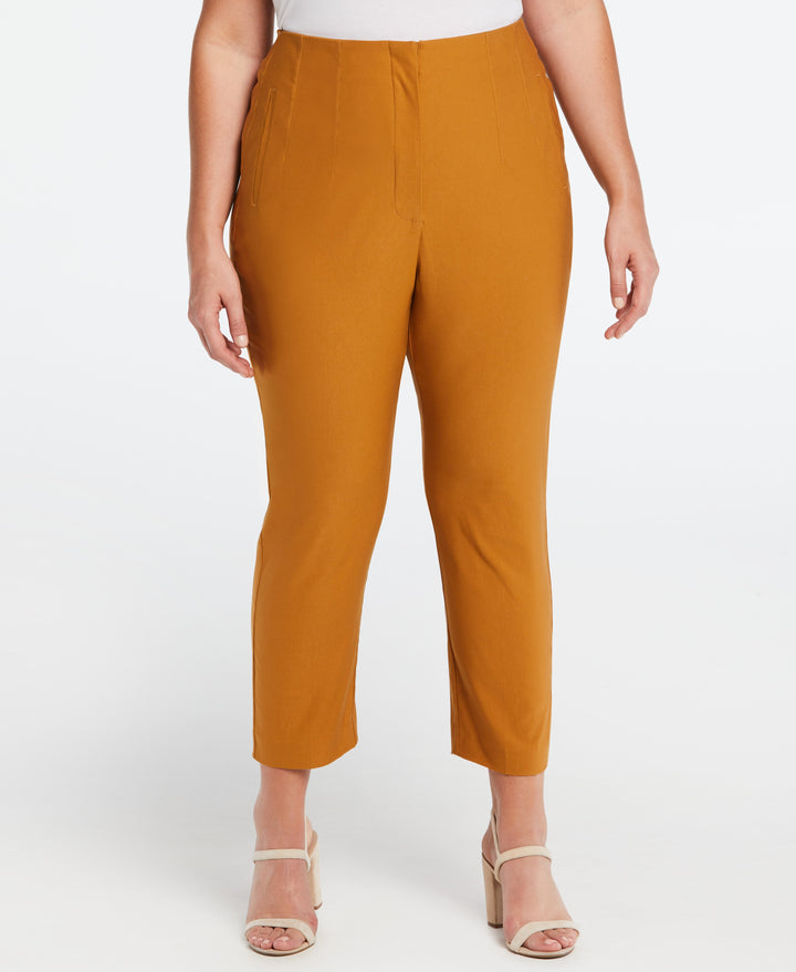 Straight Leg Pant (Golden Brown) 