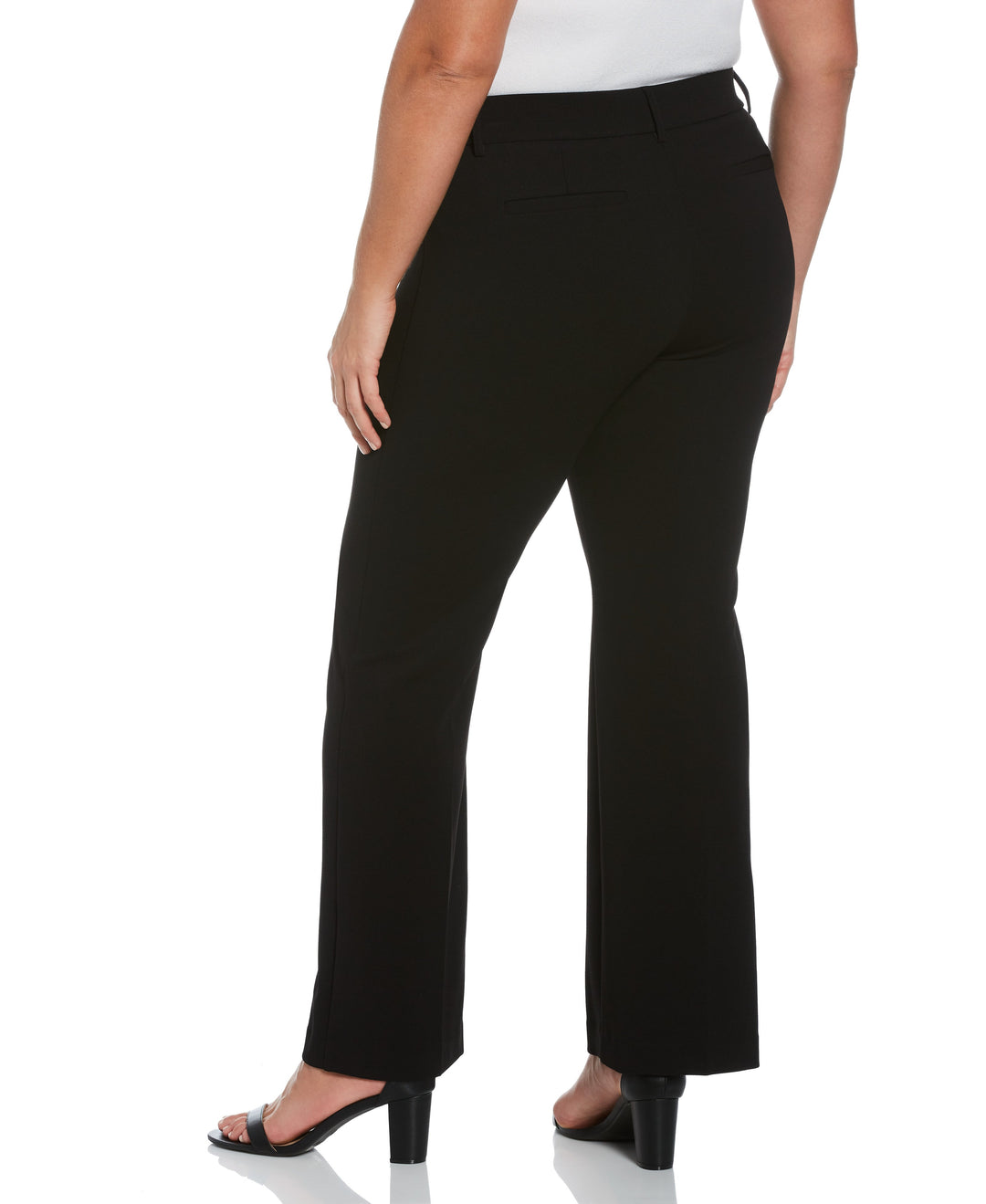 Rafaella Plus Size Stretch Crepe Classic Fit Pants - Black - 14W Rafaella Plus Size Stretch Crepe Classic Fit Pants - Black - 14W