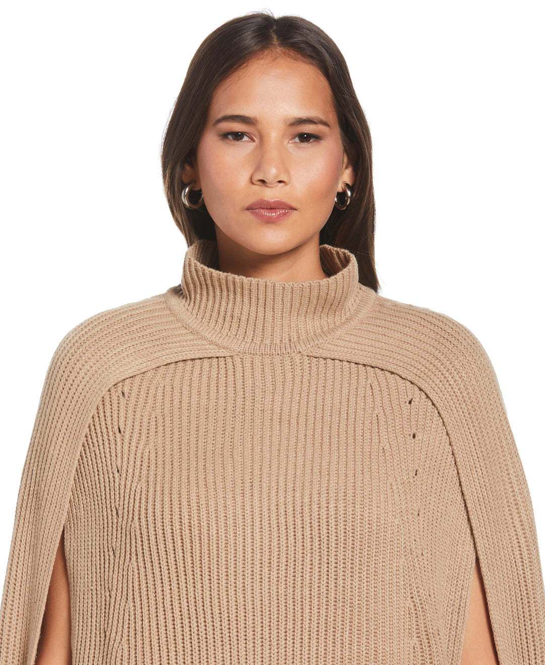 Poncho Sweater (Dark Safari) 