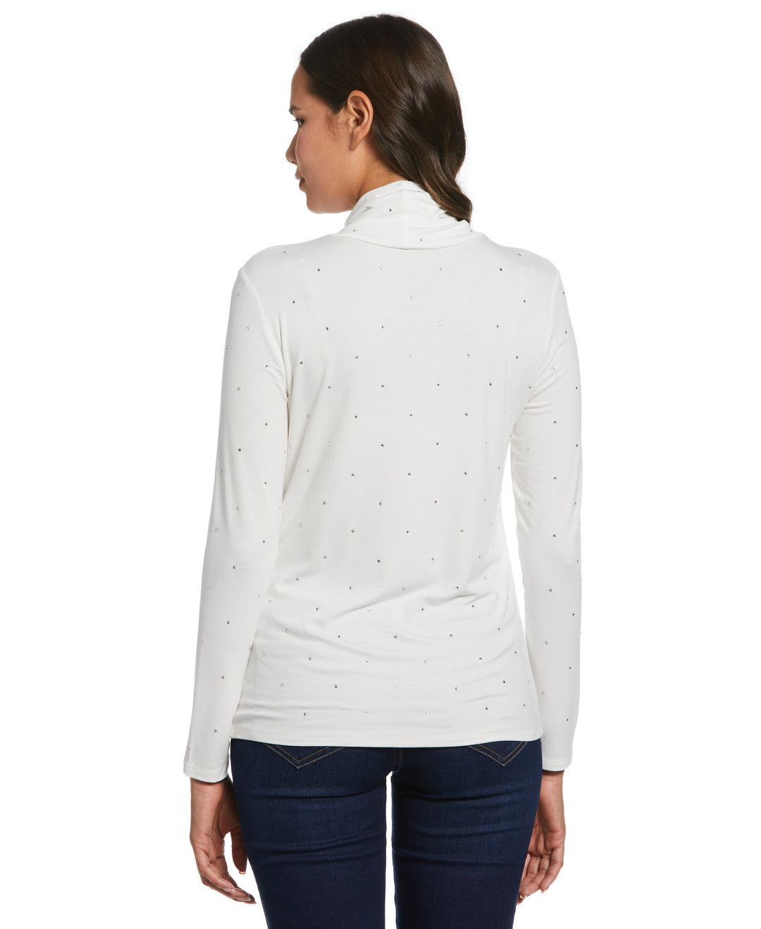 Rhinestone Turtleneck (Snow White) 