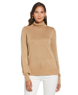 Rib Trim Cut Out Sweater (Gold) 