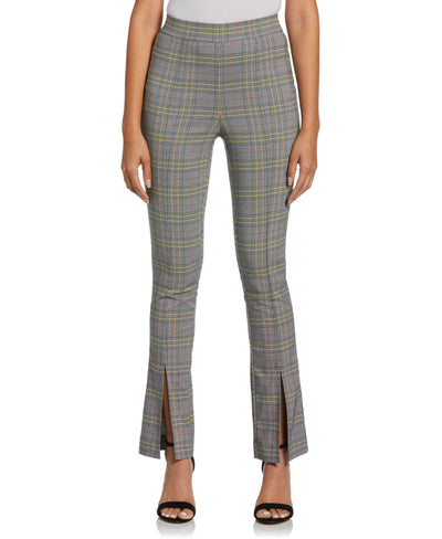 Slit Front Pull-On Pant (Black) 