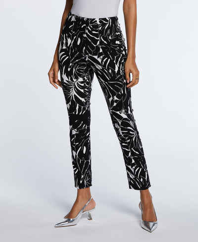 Supreme Stretch Straight Leg Ankle Pant (Black)