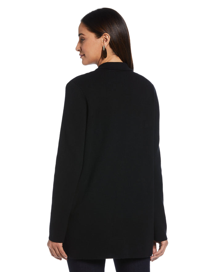 Sweater Knit Blazer (Black) 