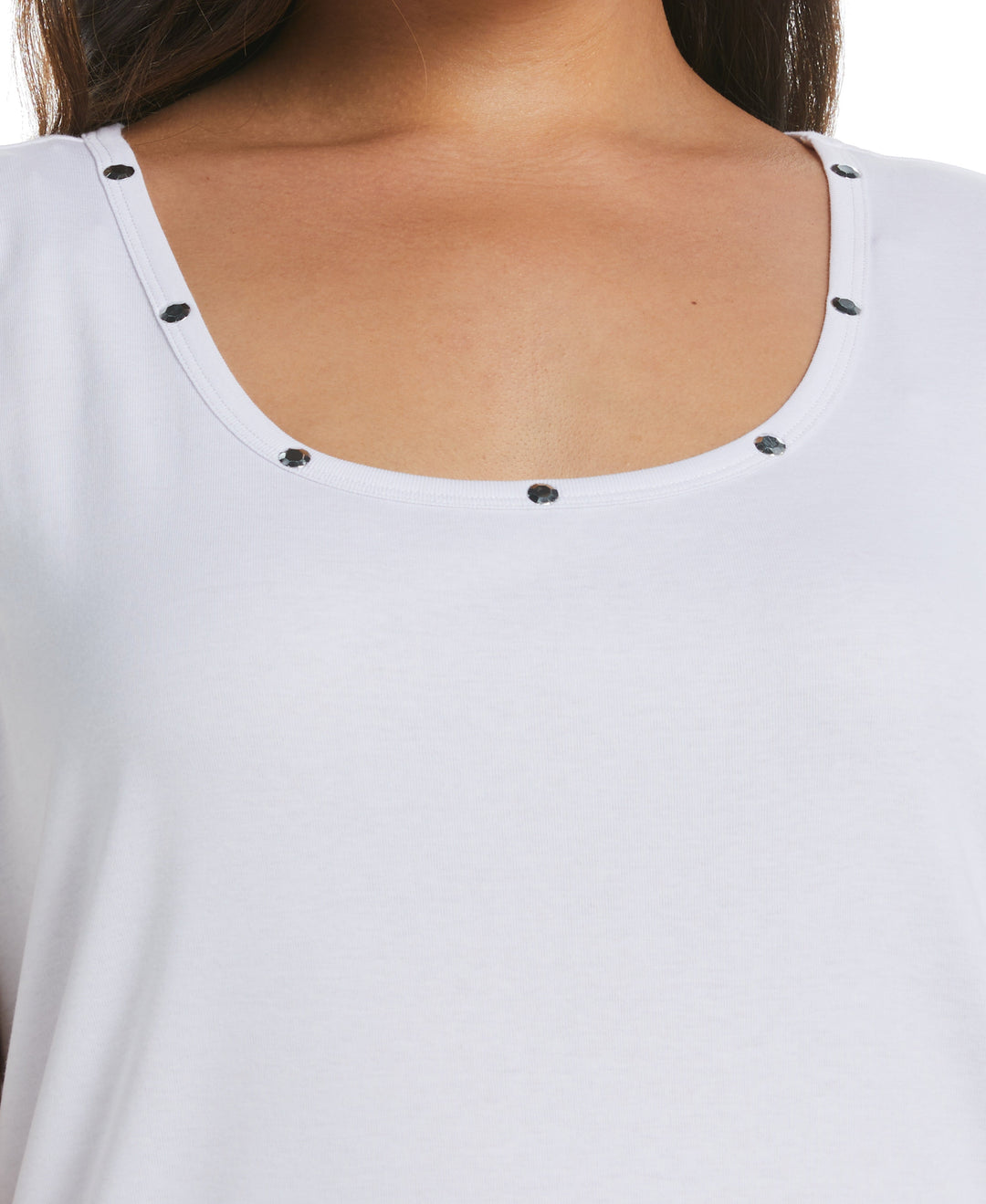 Tank Top with Hardware (White) 