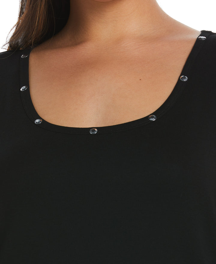 Tank Top with Hardware (Black) 
