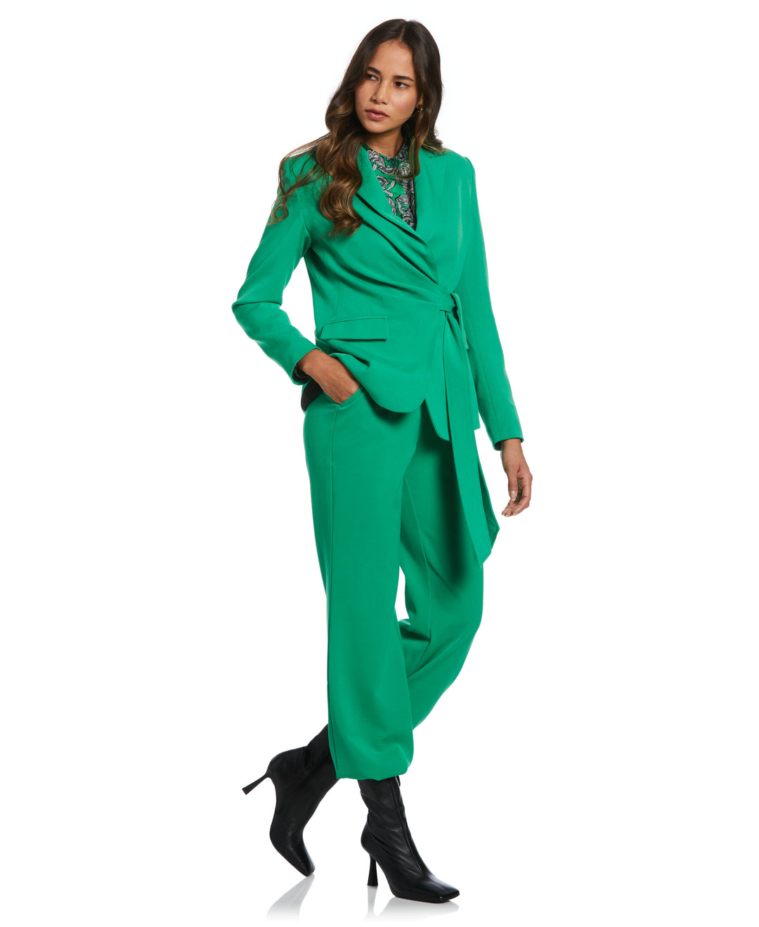 Wide Leg Pant (Fern Green) 