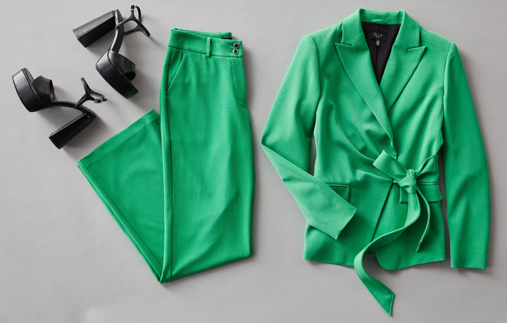 Wide Leg Pant (Fern Green)