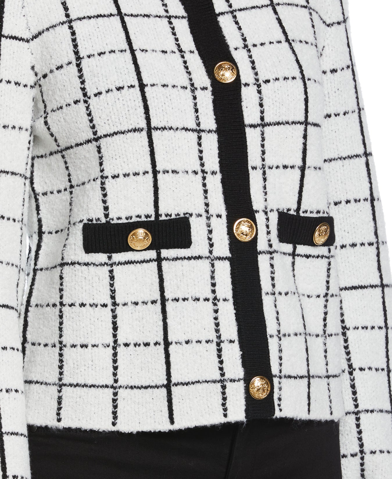 Women's Plaid Sweater Jacket Rafaella